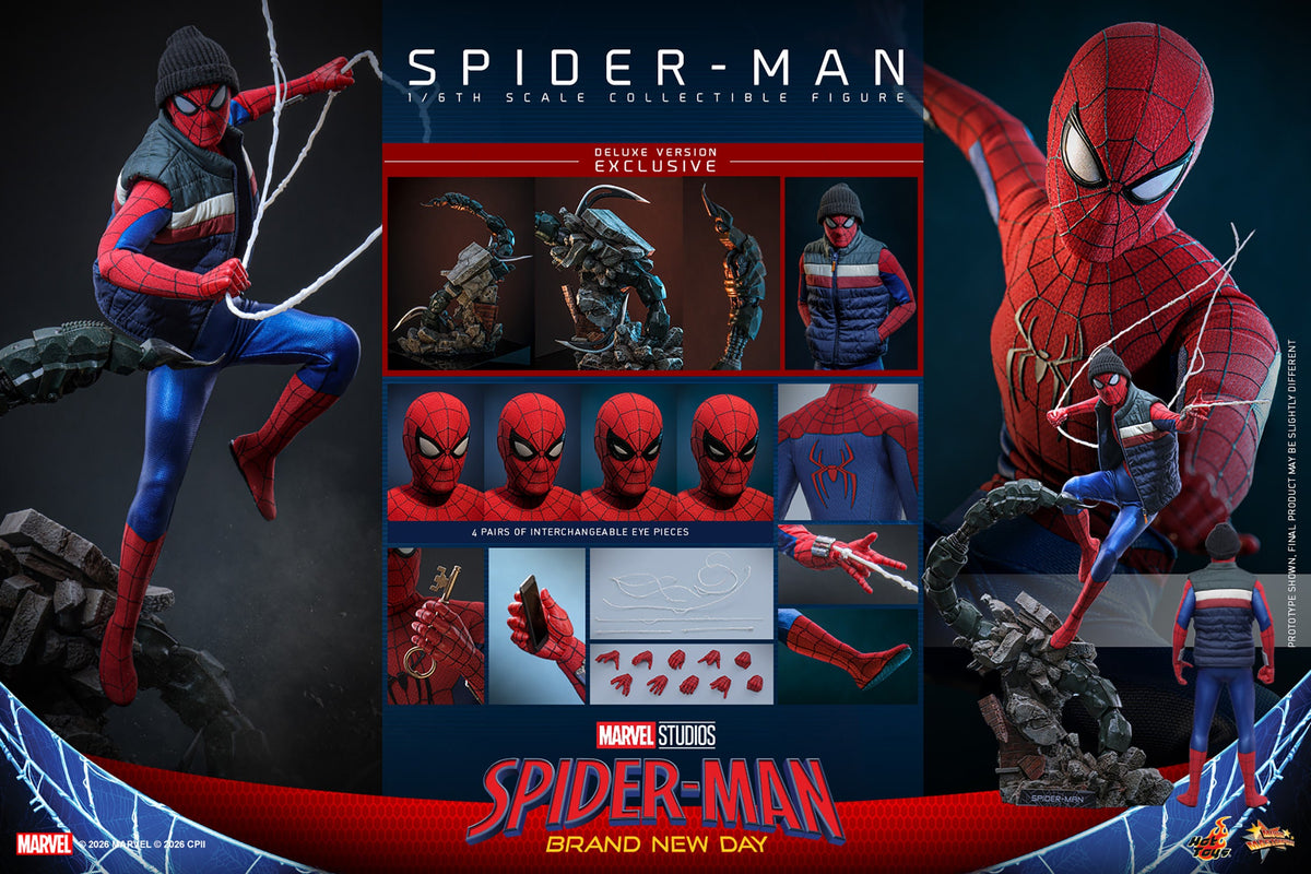 Spider-Man (Brand New Day - Deluxe Version) 1/6 Scale Action Figure - Hot Toys