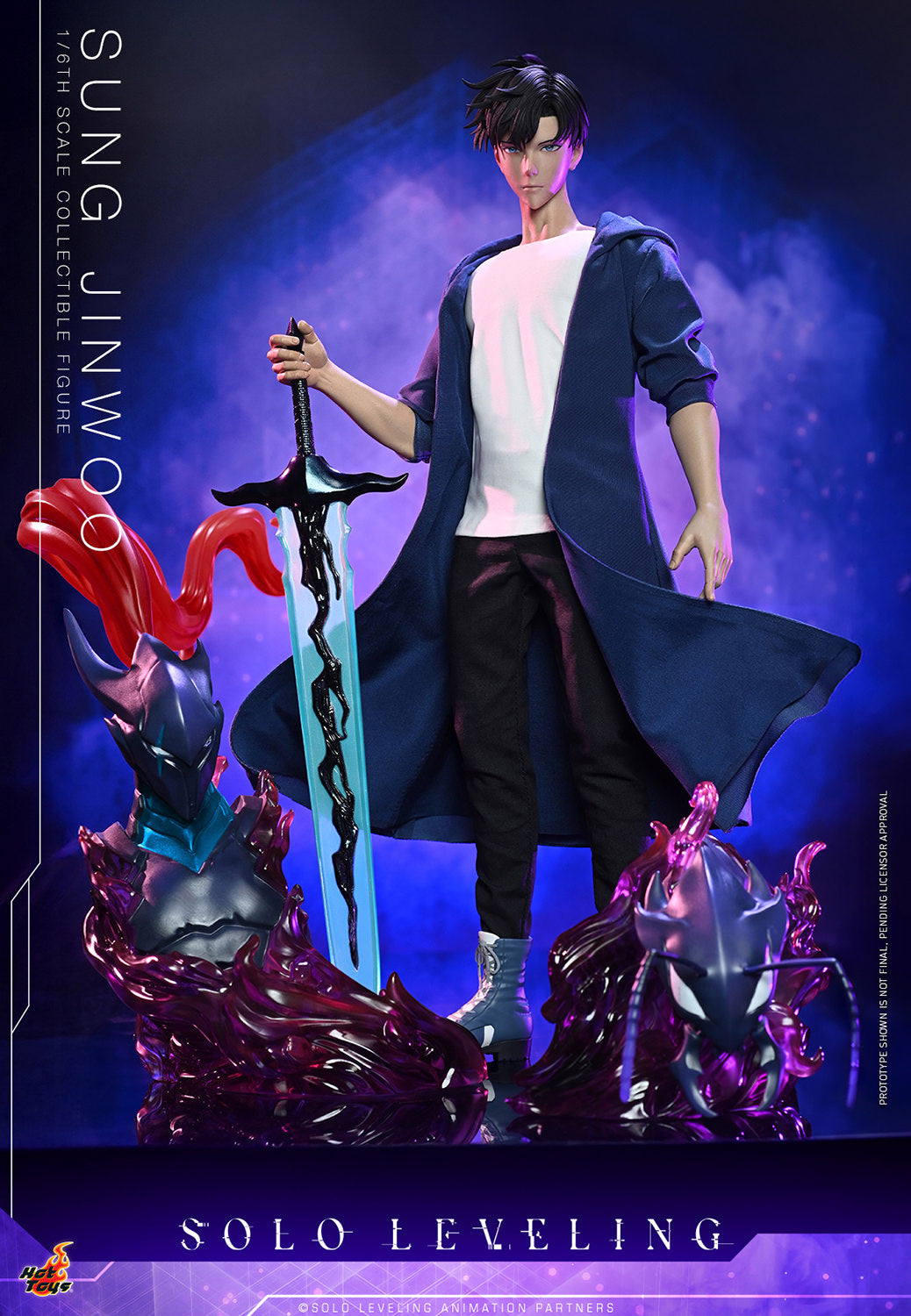Sung Jinwoo (Solo Leveling) Figurine articulée à l’échelle 1/6 - Hot Toys
