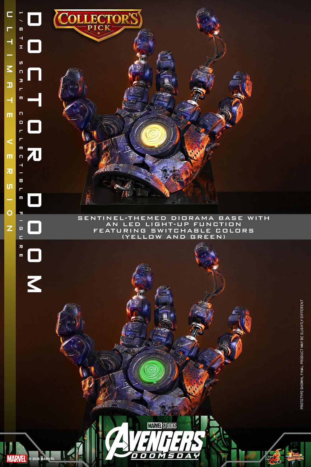 Doctor Doom (Avengers: Doomsday - Ultimate Version) 1/6 Scale Action Figure - Hot Toys