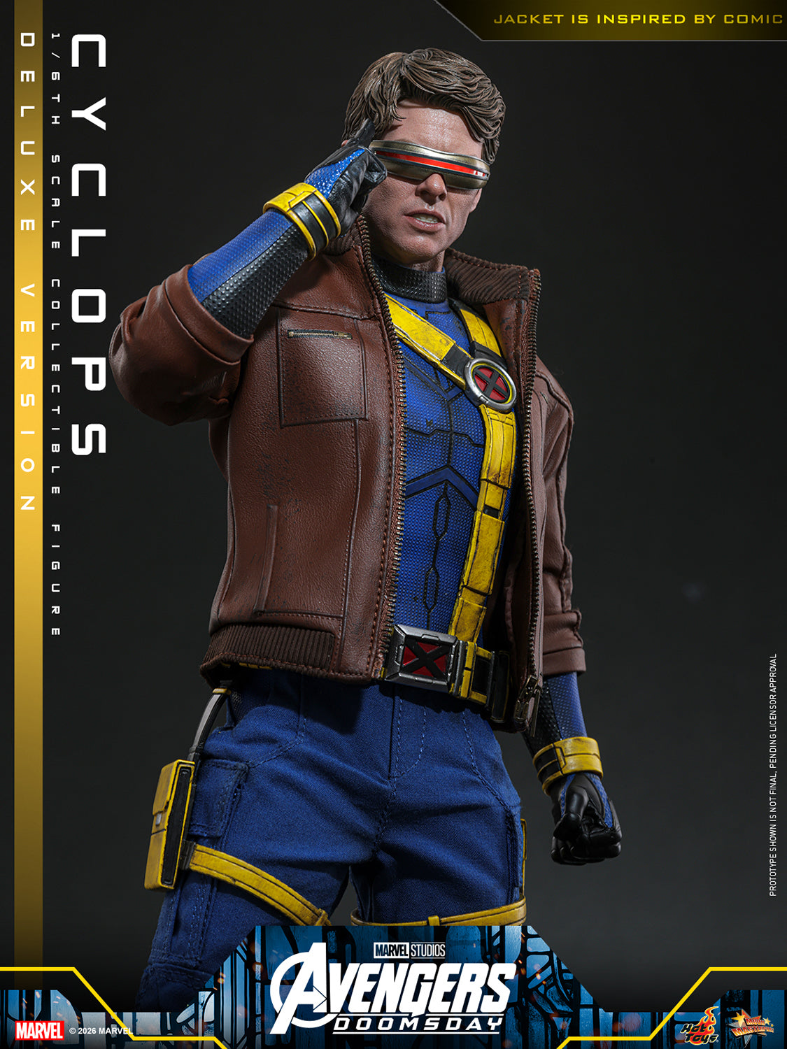 Cyclops (Avengers: Doomsday - Deluxe Version) actiefiguur op schaal 1/6 - Hot Toys