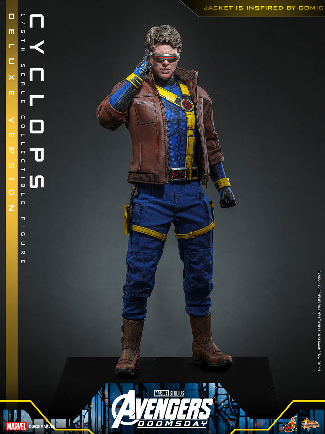 Cyclops (Avengers: Doomsday - Deluxe Version) actiefiguur op schaal 1/6 - Hot Toys