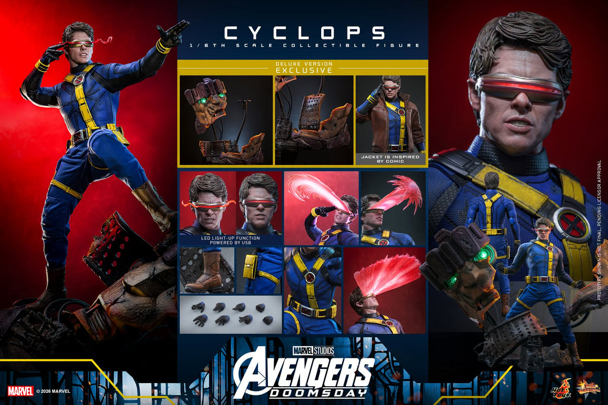 Cyclops (Avengers: Doomsday - Deluxe Version) actiefiguur op schaal 1/6 - Hot Toys