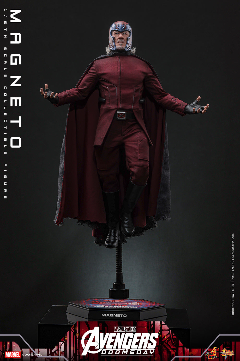 Magneto (Avengers: Doomsday) Figurine articulée à l'échelle 1/6 - Hot Toys