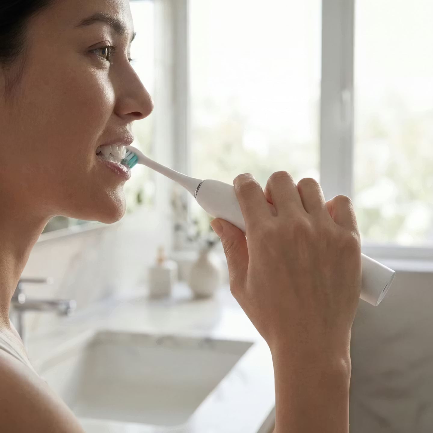Oplaadbare elektrische tandenborstel - draagbare borstel voor dagelijkse mondverzorging
