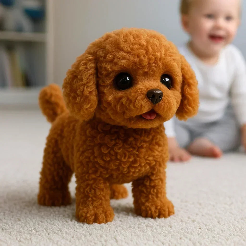 Chiot robot | Chien en peluche interactif réaliste