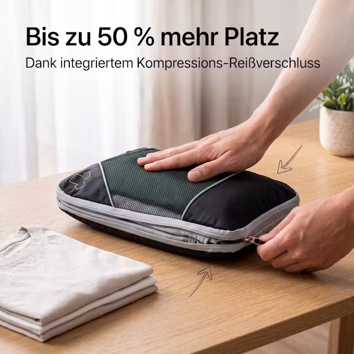 Compressie-inpakzakken - organizer-set voor reiskoffers