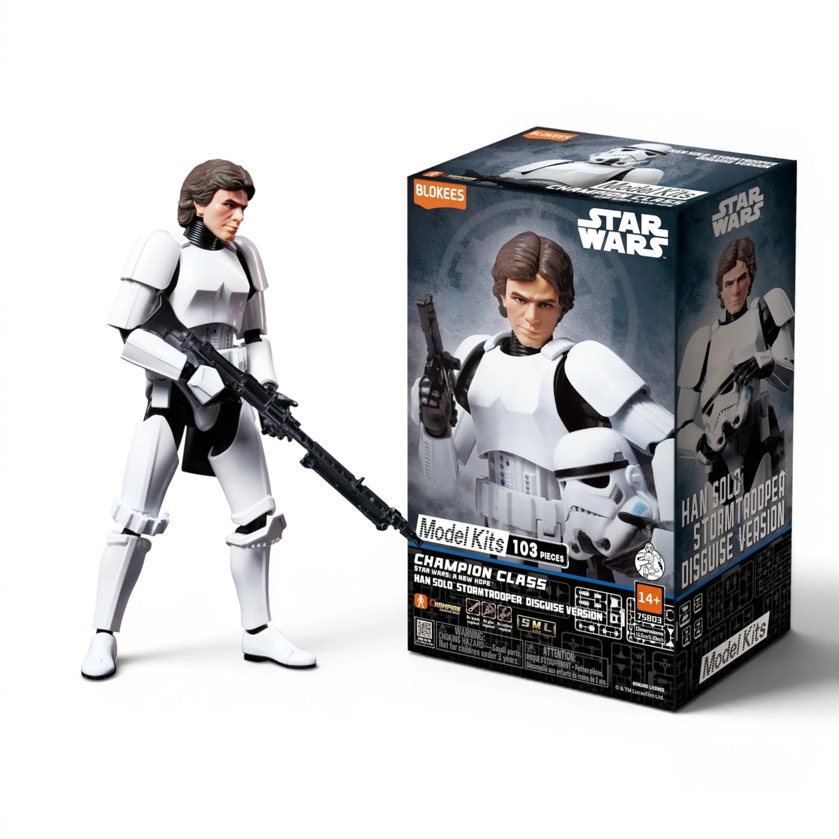 Han Solo beweglicher Modellbausatz - Blokees