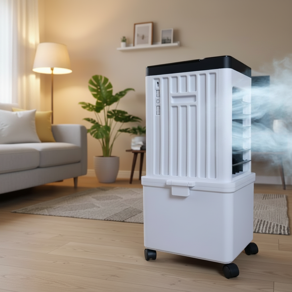 3-in-1 Portable Air Cooler – Cooling Fan & Dehumidifier