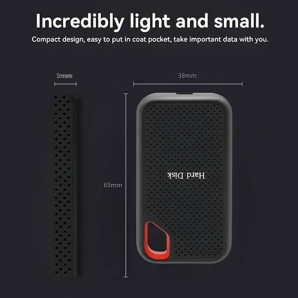Portable External SSD – High-Speed Data Storage Drive