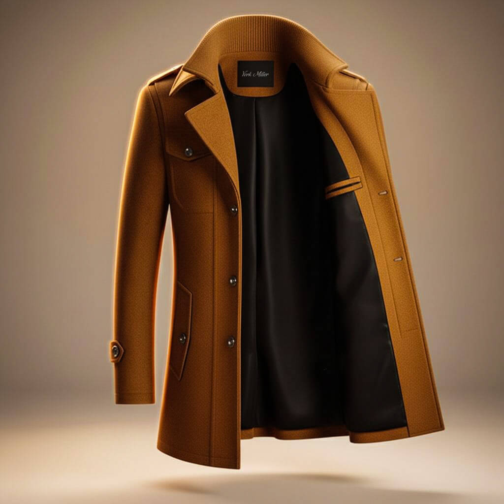 Manteau en laine vierge pour hommes Valero