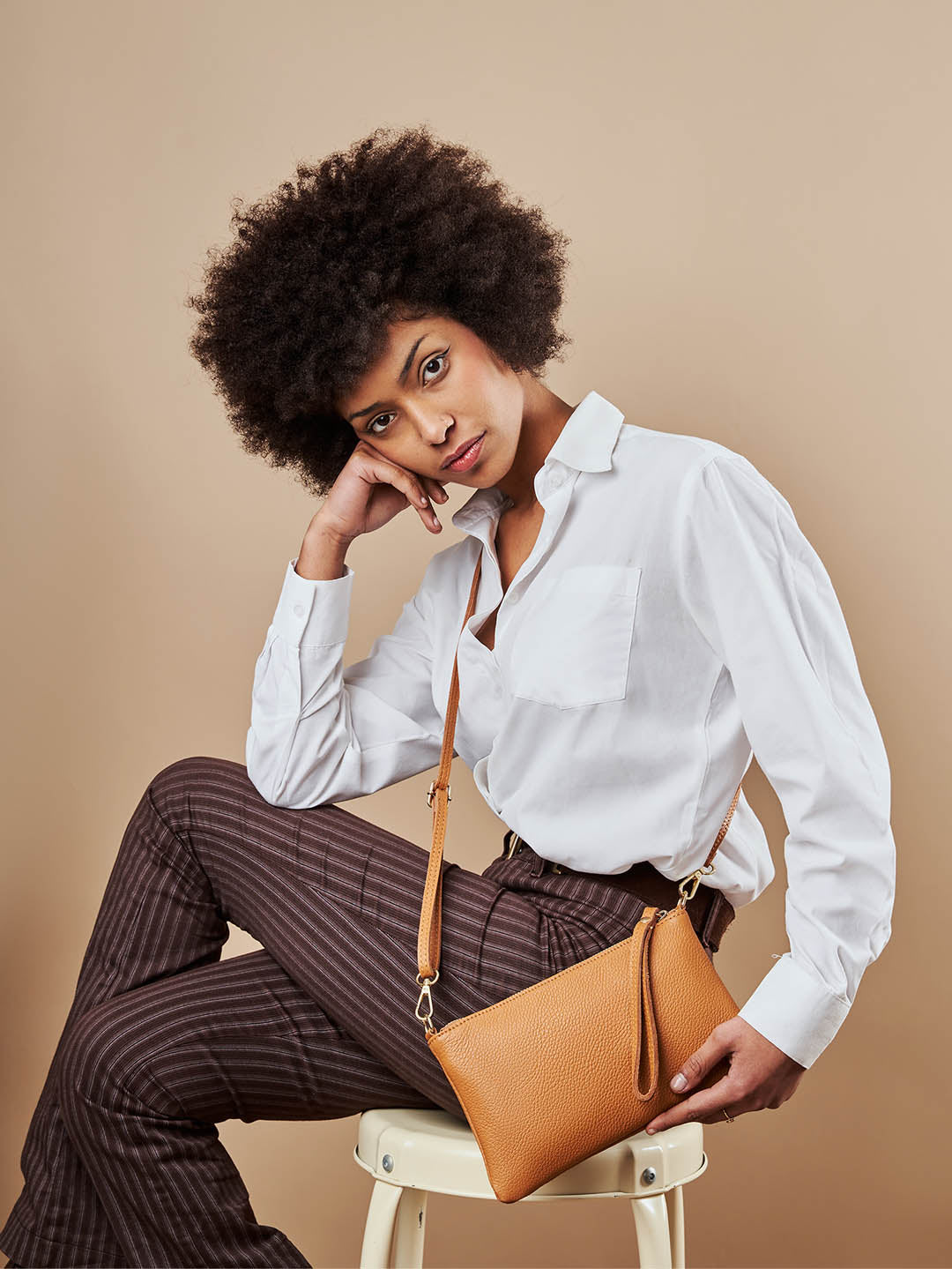 Pochette en cuir Eleganza Duo-Size