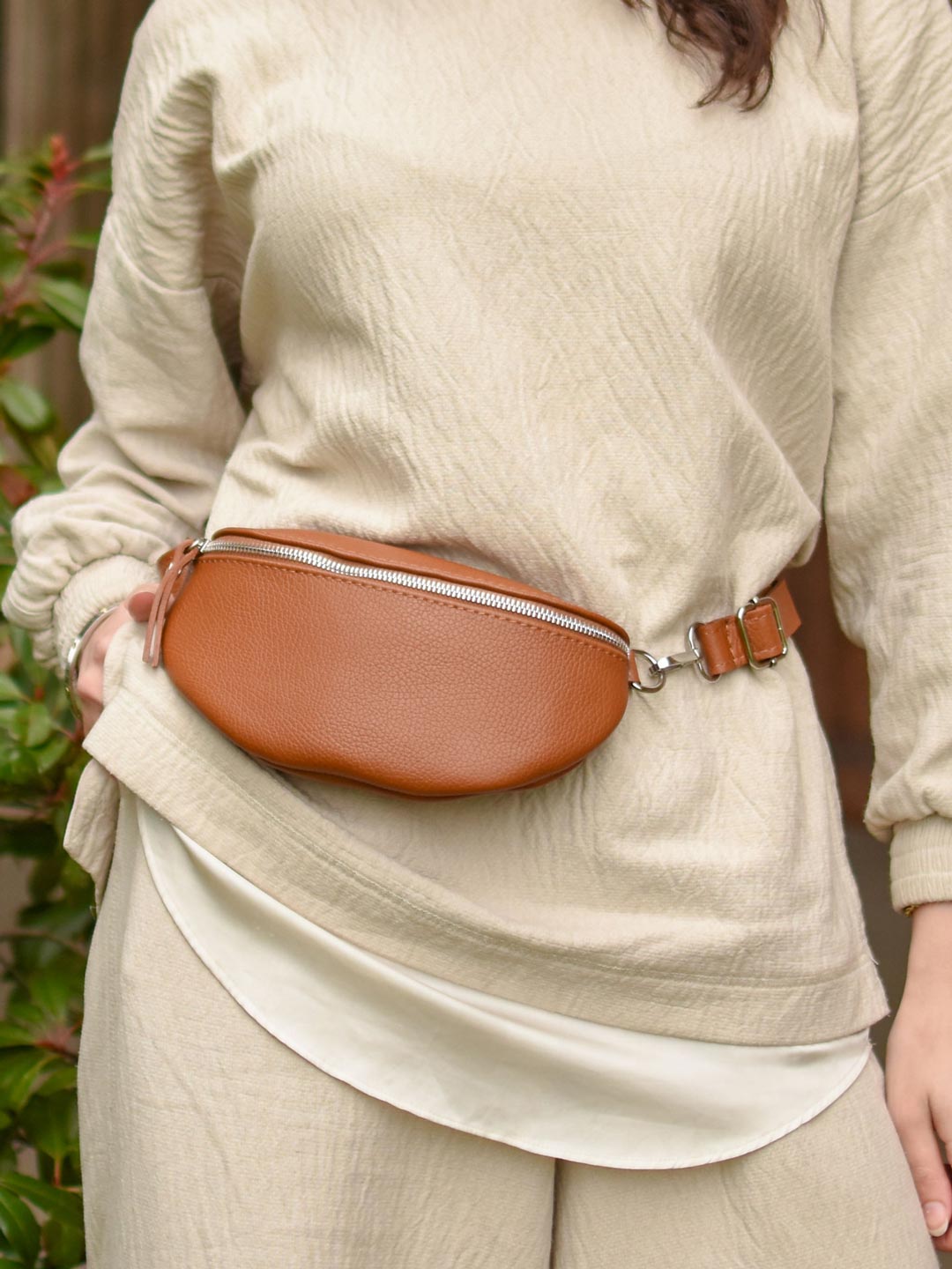 Sacoche en cuir multi-usage