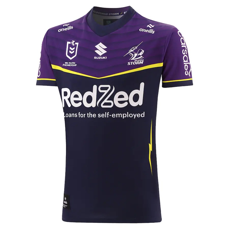 Maillot domicile Melbourne Storm 2025