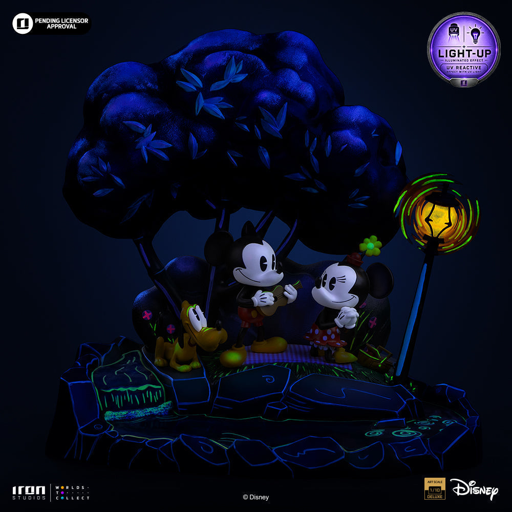 Statue von Mickey, Minnie und Pluto im Park - Disney Classics - Deluxe Art Scale 1/10 - Vorbestellung