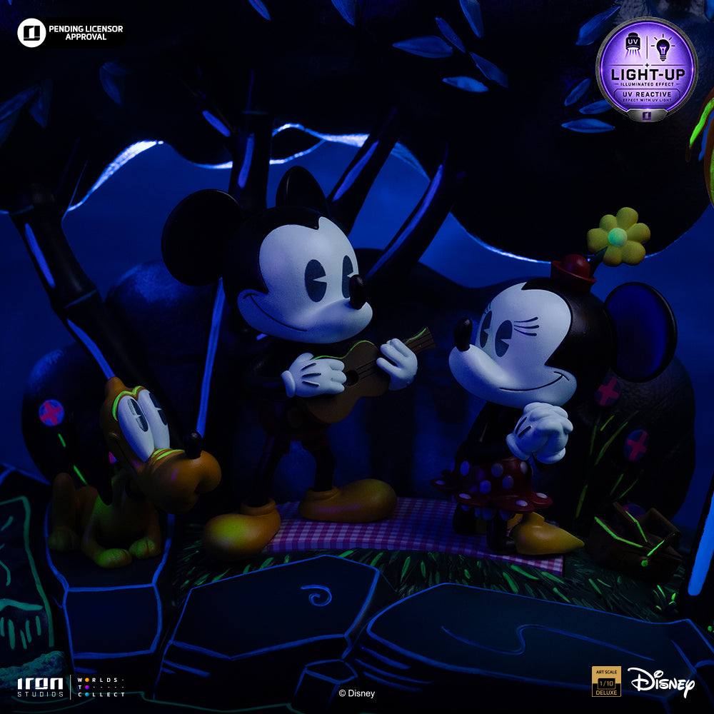 Statue von Mickey, Minnie und Pluto im Park - Disney Classics - Deluxe Art Scale 1/10 - Vorbestellung