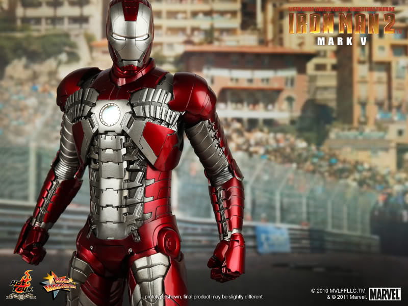 Iron Man (Mark V), Actionfigur im Maßstab 1/6 - Hot Toys