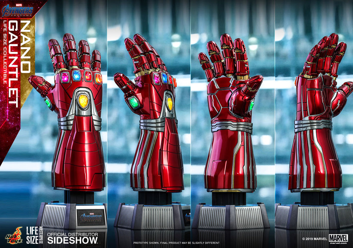 Hot Toys Nano Gauntlet Life-Size Replica - 52 cm LED Display
