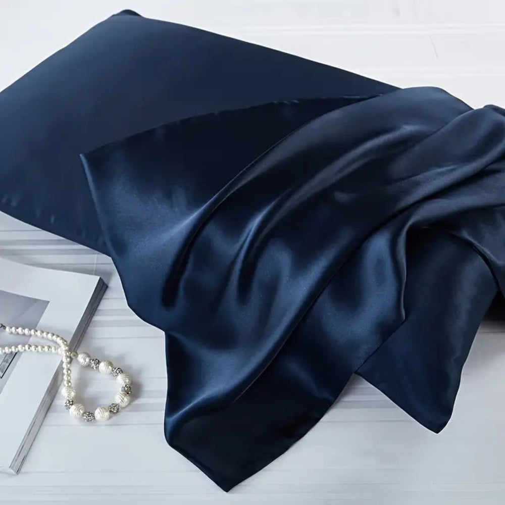 Ensemble de taies d’oreiller en soie pour peau et cheveux - Paquet de deux, hypoallergénique