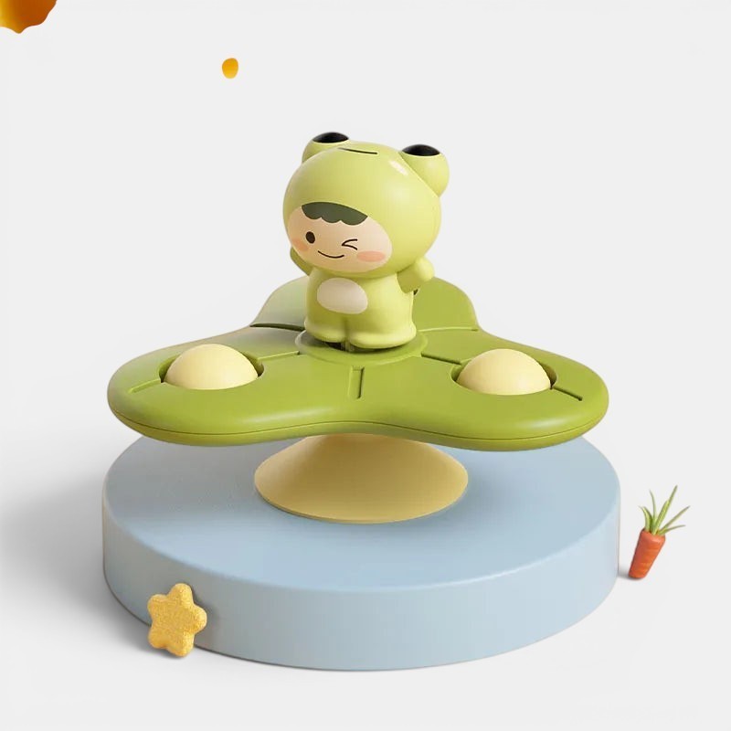 Montessori Suction-Cup Sensory Spinner Toy