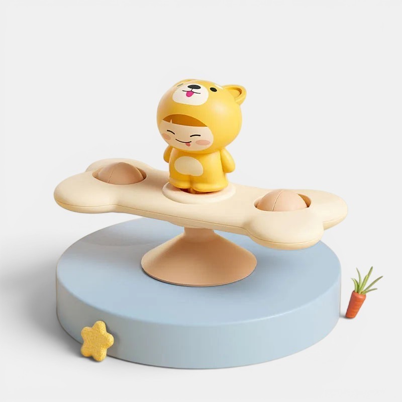 Montessori Suction-Cup Sensory Spinner Toy
