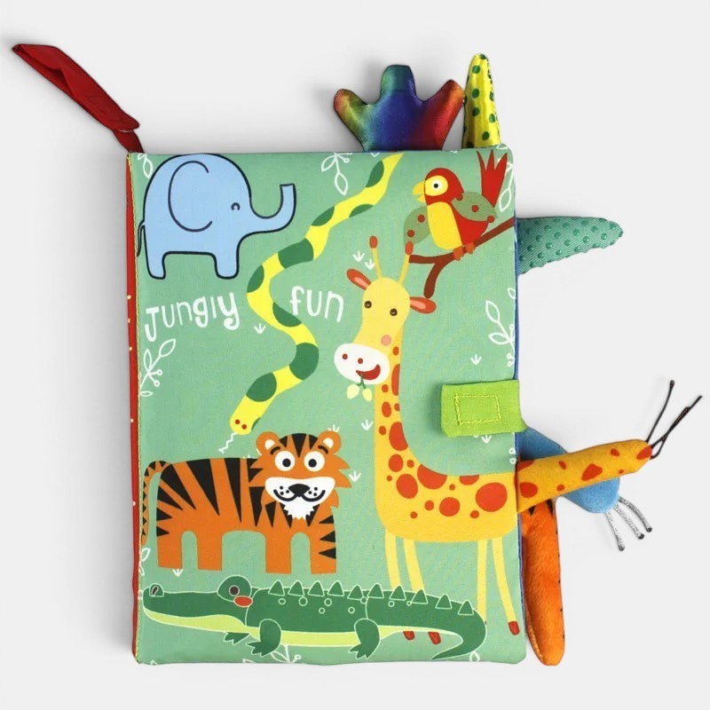 Soft Montessori Fabric Sensory Book for Babies