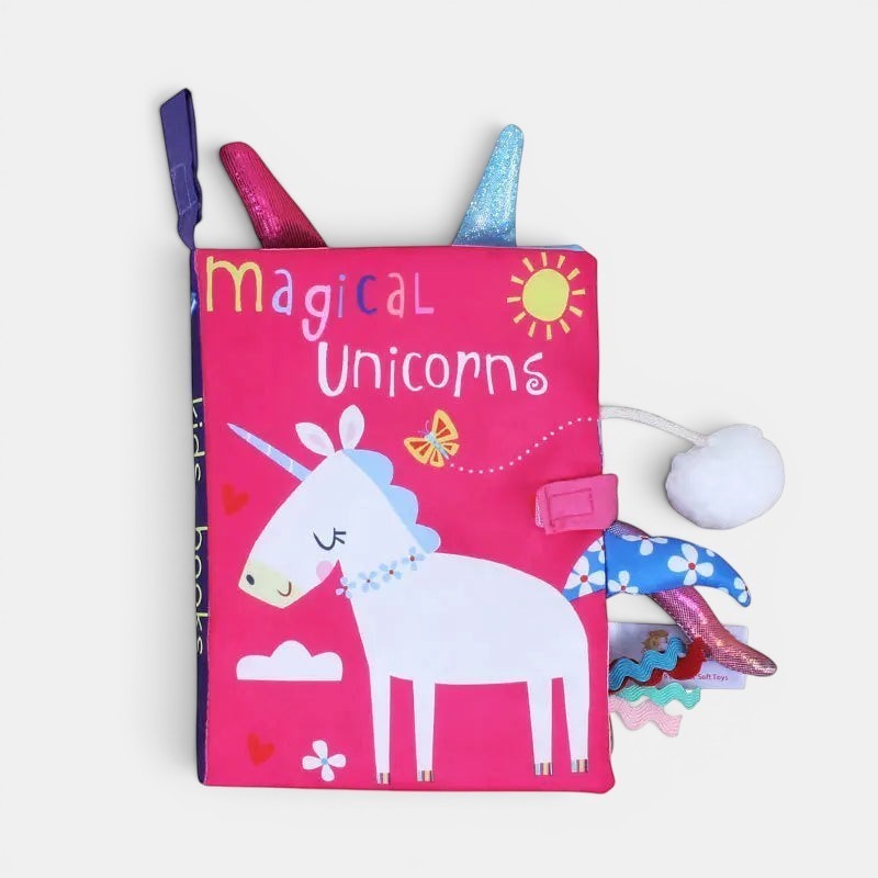 Soft Montessori Fabric Sensory Book for Babies
