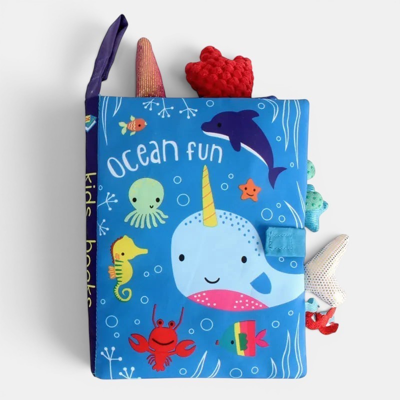 Soft Montessori Fabric Sensory Book for Babies