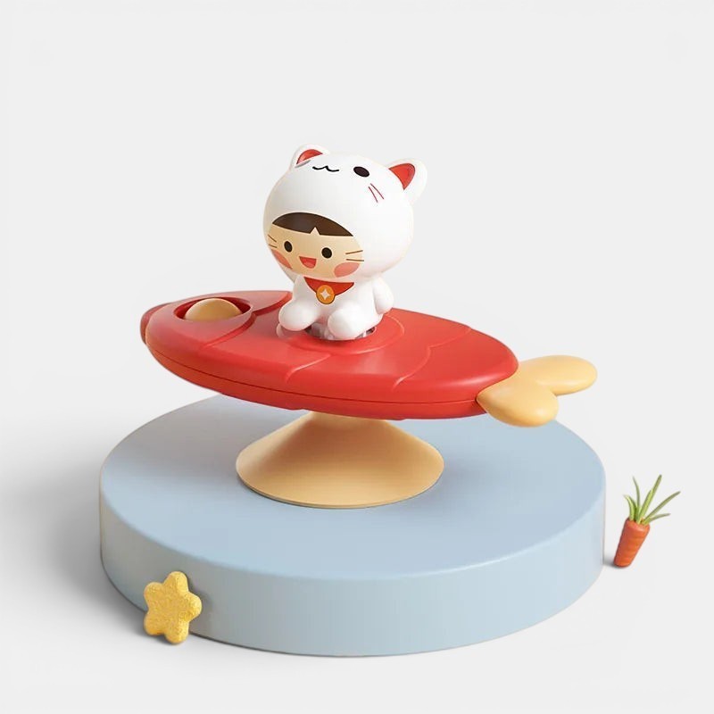 Montessori Suction-Cup Sensory Spinner Toy