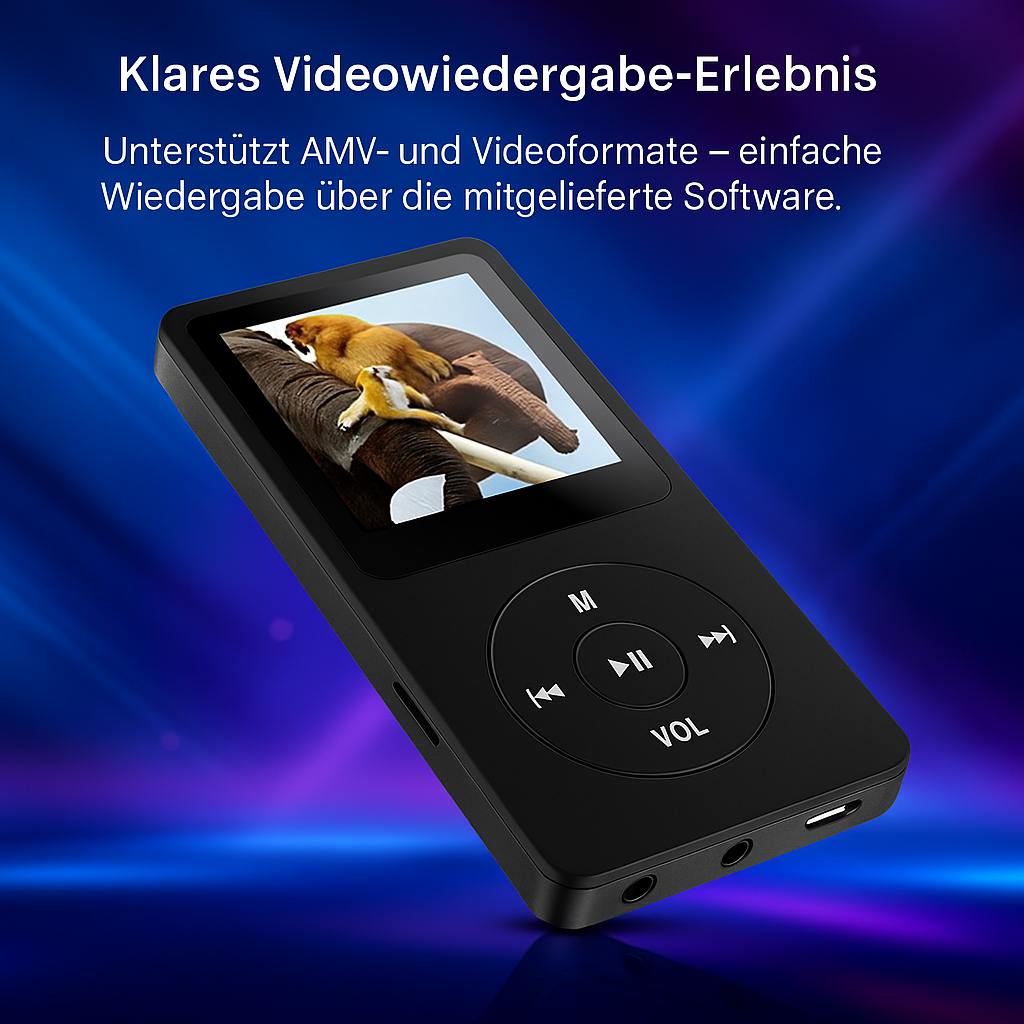 Portable MP3 Music Player - Compact Digital Audio Player