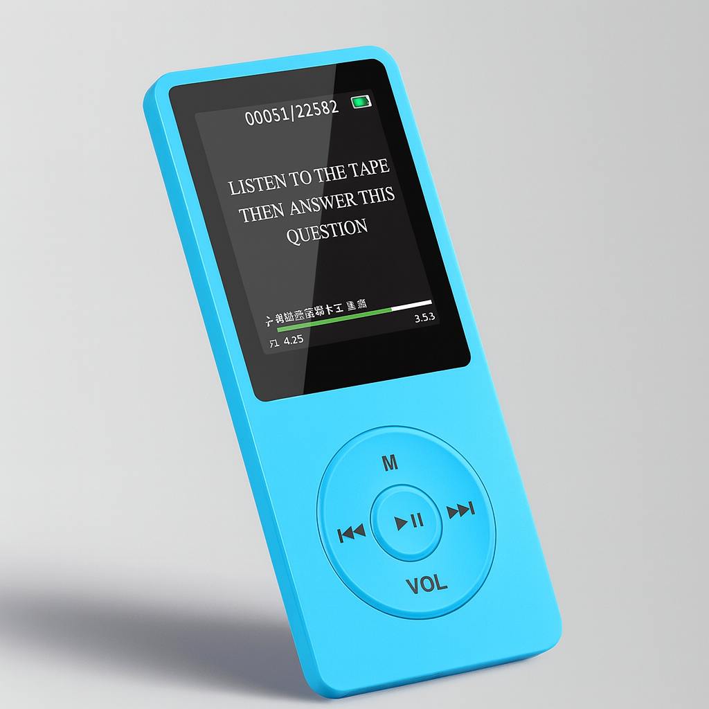 Portable MP3 Music Player - Compact Digital Audio Player