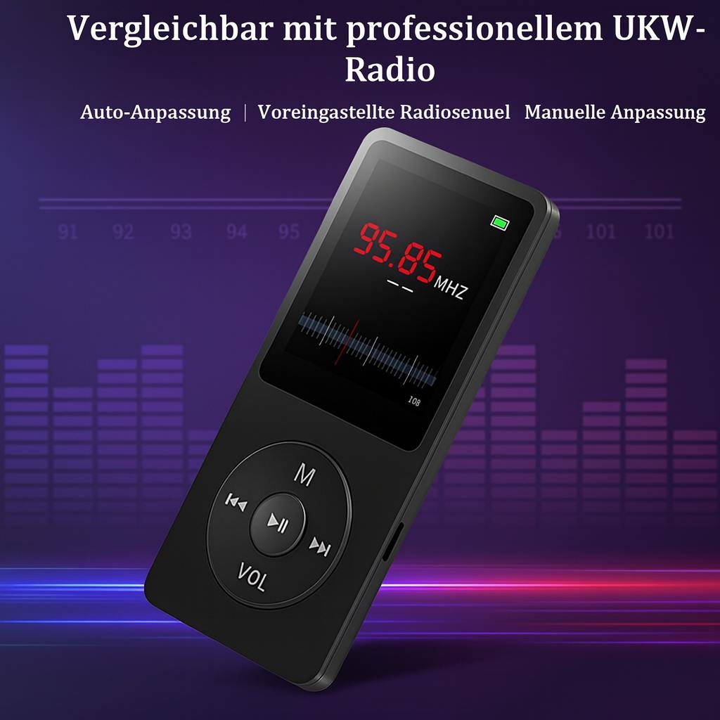 Portable MP3 Music Player - Compact Digital Audio Player