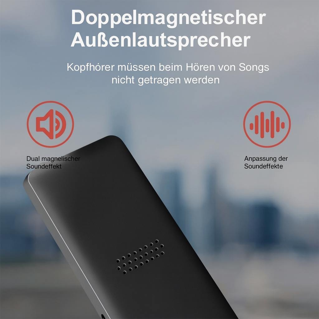 Portable MP3 Music Player - Compact Digital Audio Player