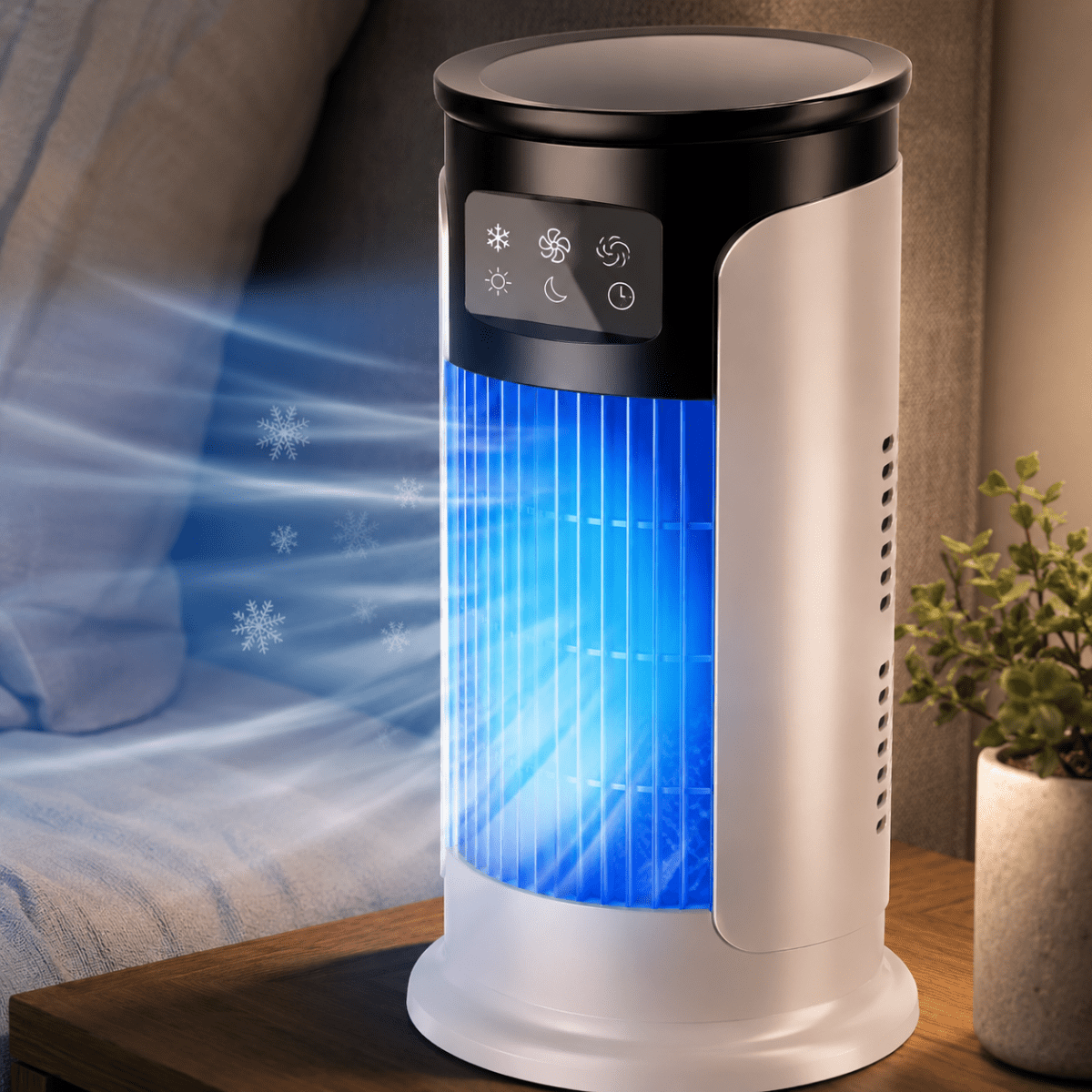 POLARBREEZE | USB Air Cooler with Fan & Humidifier