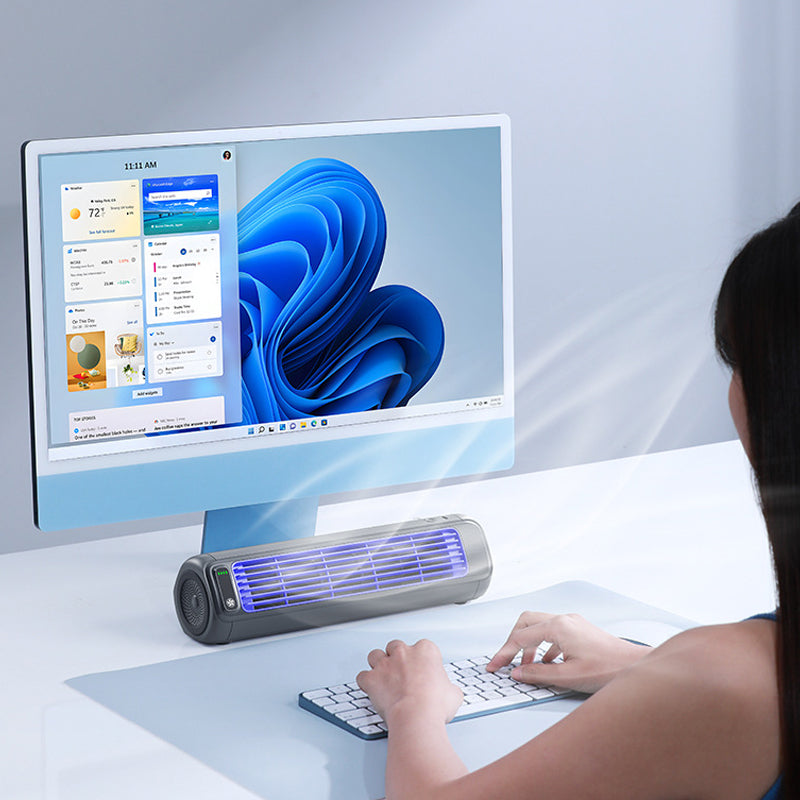 Niki Wall-Mountable Portable Air Cooler with 12-Hour Battery