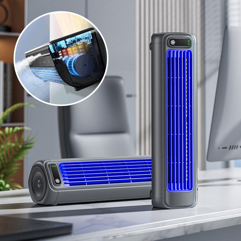 Niki Wall-Mountable Portable Air Cooler with 12-Hour Battery