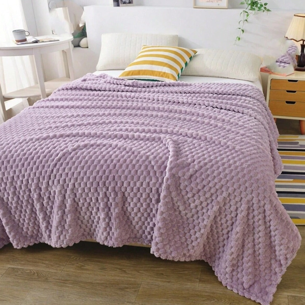 Plaid Marshmallow confortable pour chaleur douce et confort