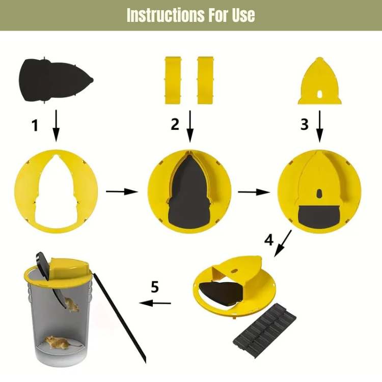 SmartCatch Mouse Trap – Reusable Indoor Rodent Trap