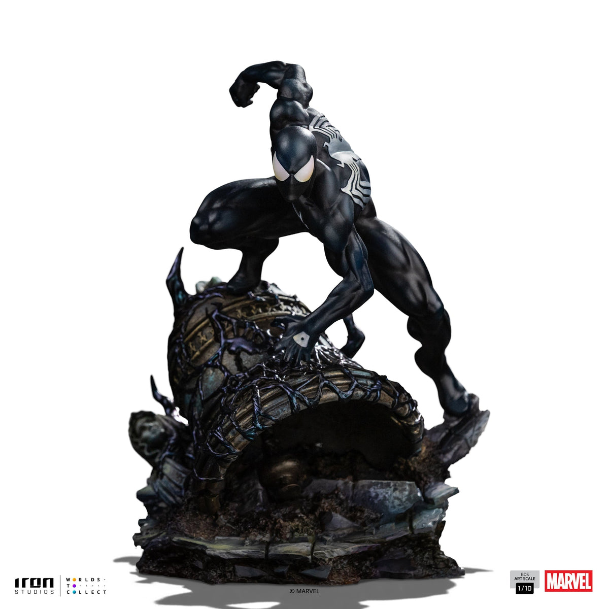Black Spider-Man-beeld - Marvel Comics - BDS Art Scale 1/10 - Iron Studios - Pre-order