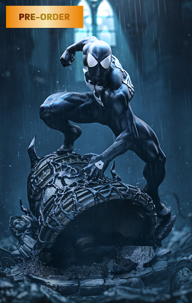 Black Spider-Man-beeld - Marvel Comics - BDS Art Scale 1/10 - Iron Studios - Pre-order