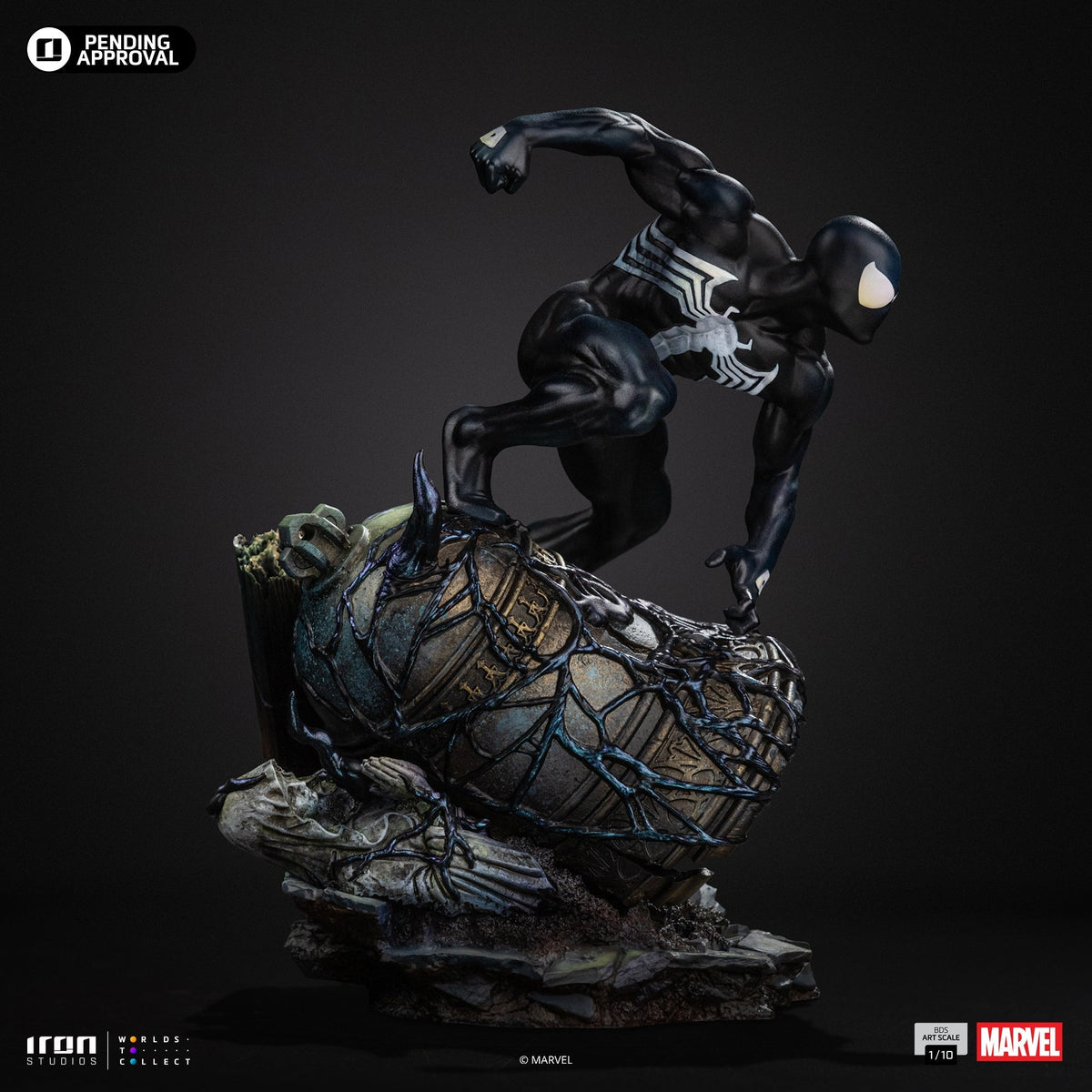 Spider-Man Black Statue - Marvel Comics - BDS Art Scale 1/10 - Iron Studios - Pre-Order
