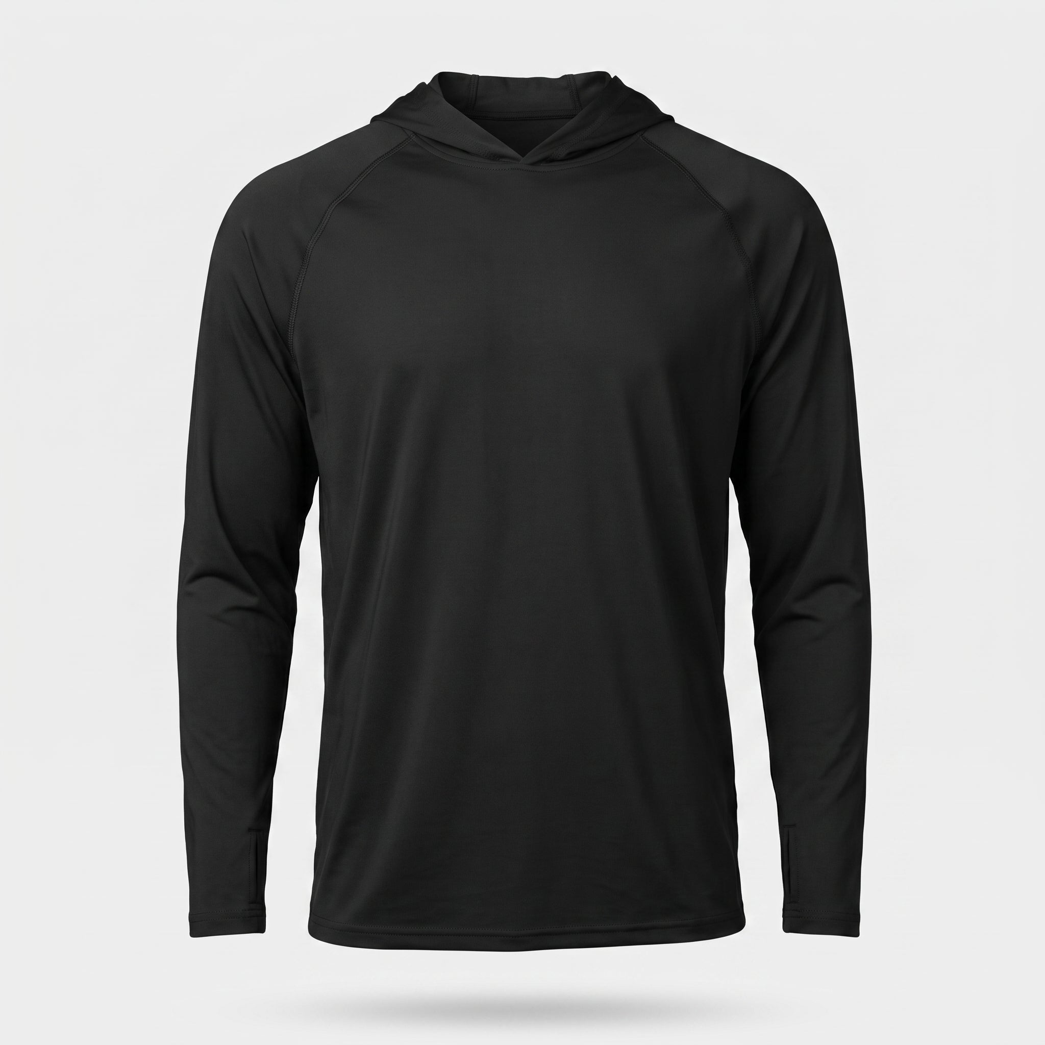 Men’s UPF 50+ Sun Hoodie – Quick-Dry Hiking & Fishing Top with Thumb Loops
