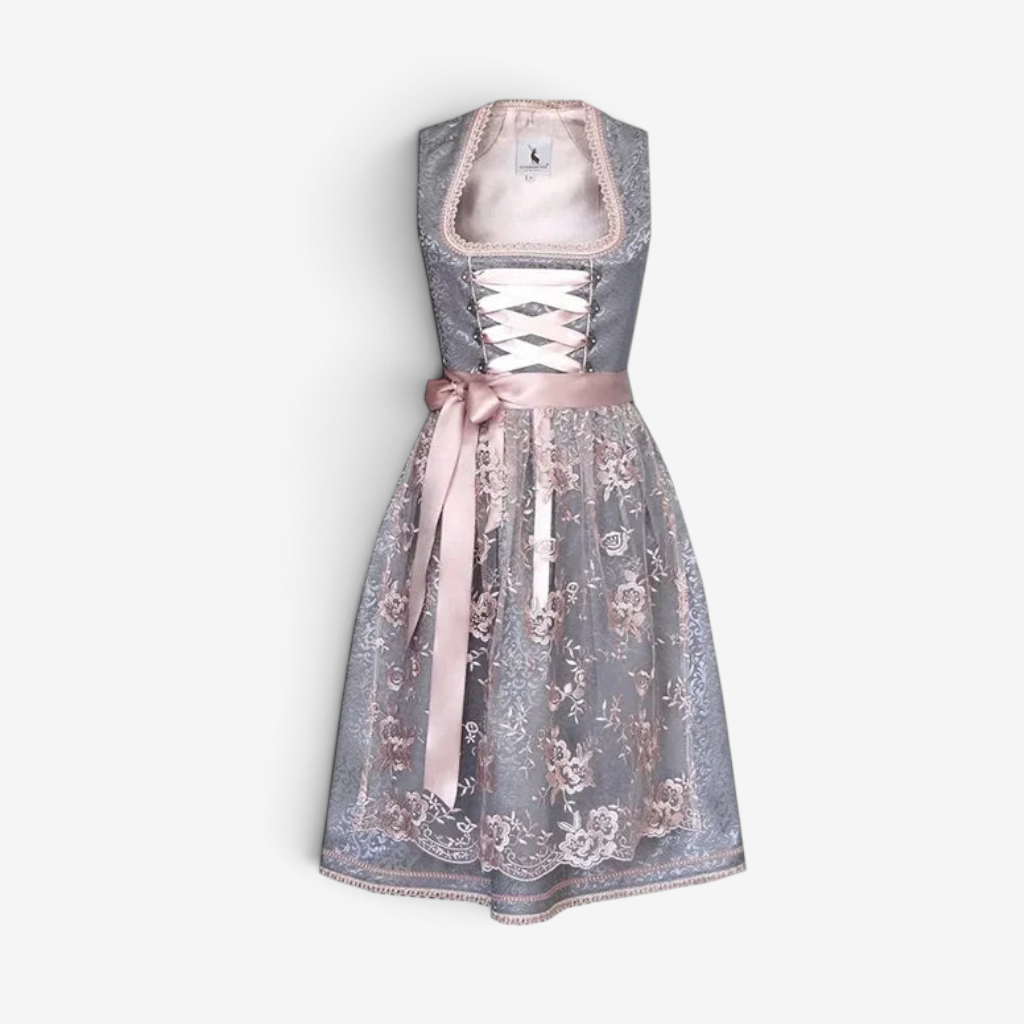 Dirndlkleid für Damen im traditionellen Stil mit Schürze