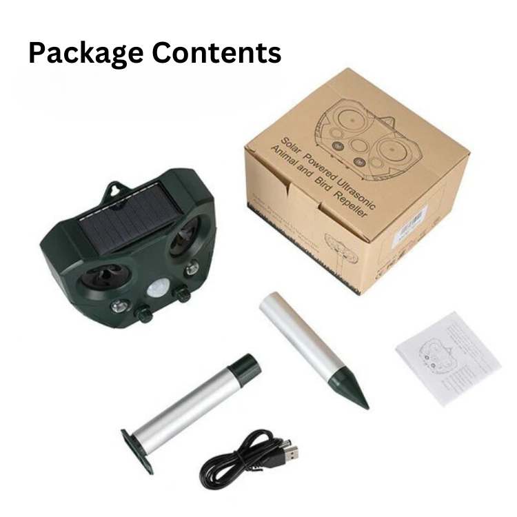 Ultrasonic Bird & Pest Repeller – Outdoor Garden Deterrent