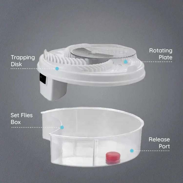 USB-Powered Silent Fly Trap – Indoor Insect Catcher