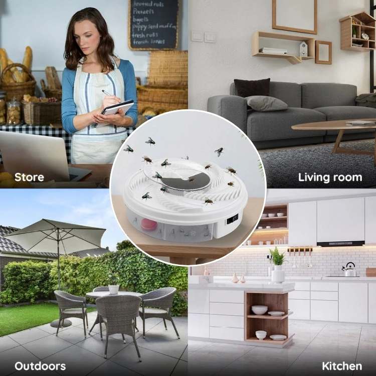 USB-Powered Silent Fly Trap – Indoor Insect Catcher