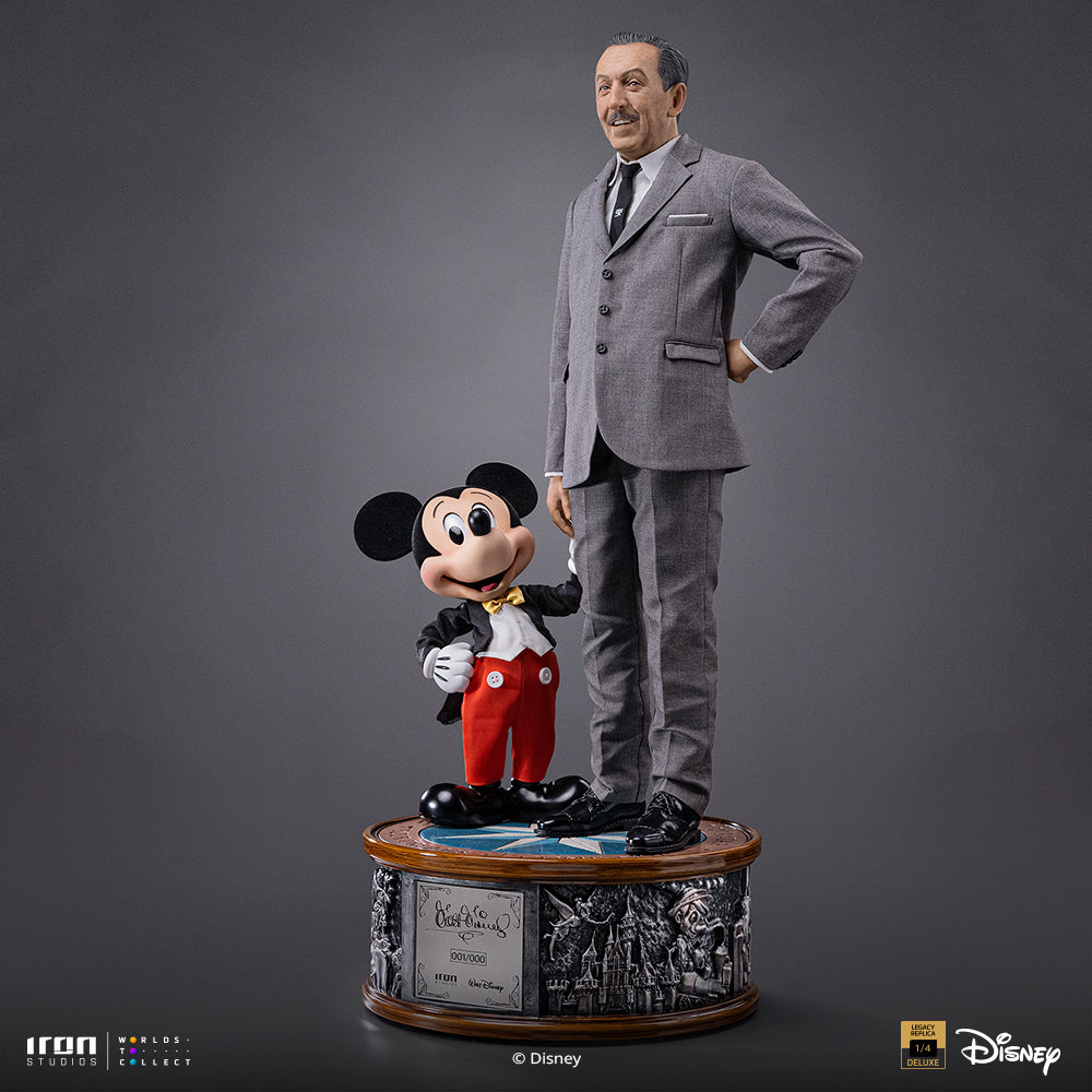 Statue de Walt Disney et Mickey Mouse - Disney Classics - Legacy Replica 1/4 - Précommande
