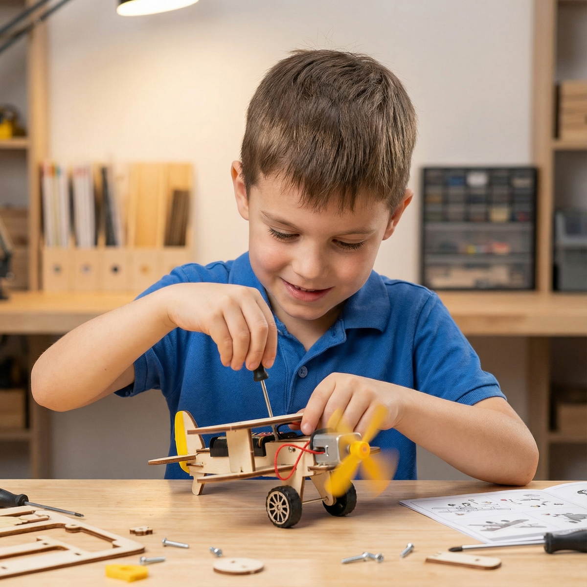 Kids' STEM Science Construction Kit, 9 Model Options