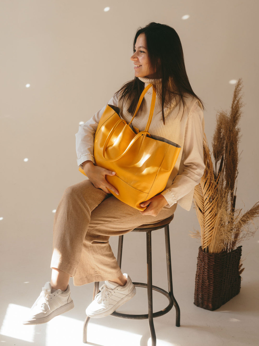 Sac fourre-tout en cuir The Carryall