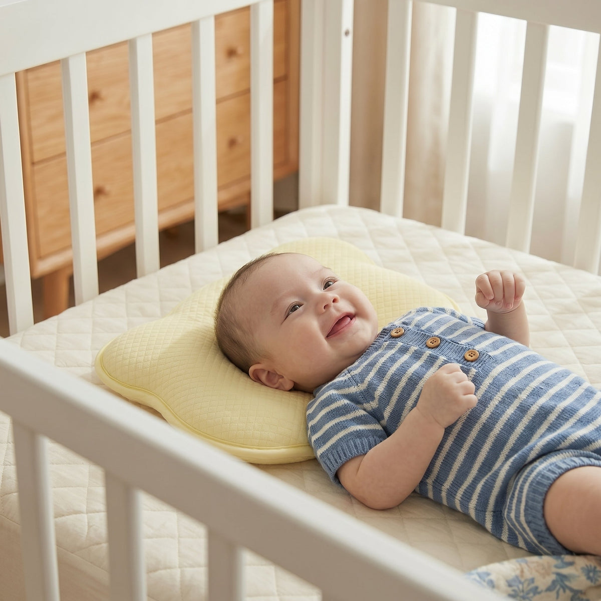Newborn Comfort Support Pillow for Supervised Awake Time