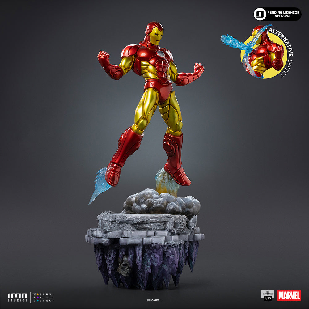 Iron Man Deluxe - Infinity-Gauntlet-Diorama - BDS Art Scale 1/10 - Iron Studios - Vorbestellung